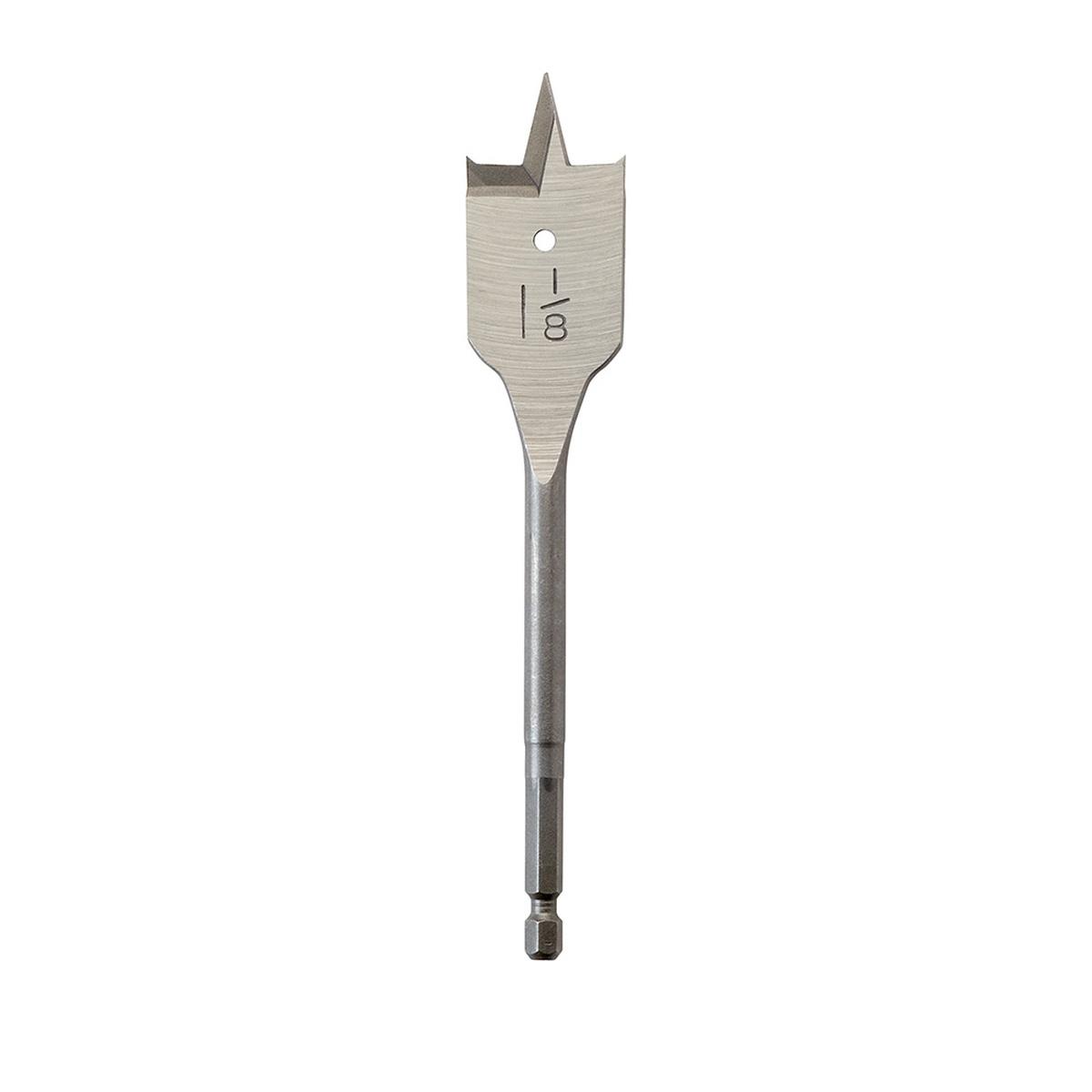 1-1/8" x 6" FLAT BORING BIT