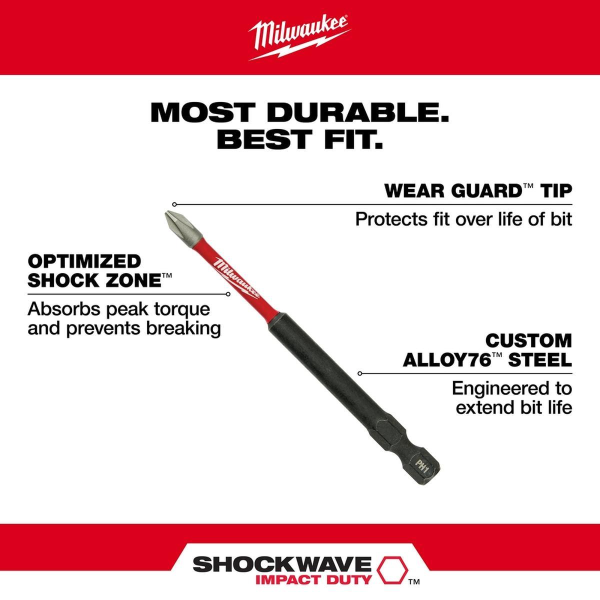 3-1/2" POWER IMPACT BIT PHIL. #2 Alt #3