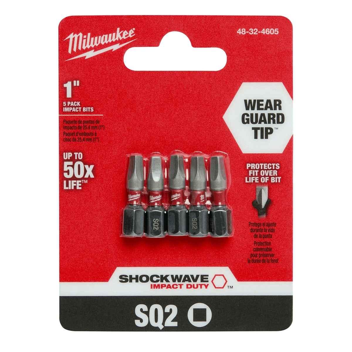 5PK 1" IMPACT BIT SQUARE #2 Alt #4