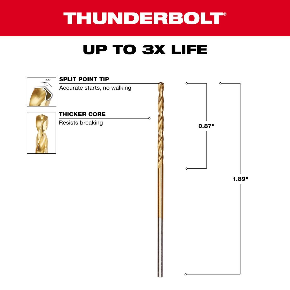 Thunderbolt Drill Bit 1/16" Alt #2