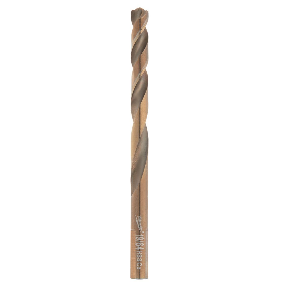 19/64 Drill Bit Cobalt Red Helix