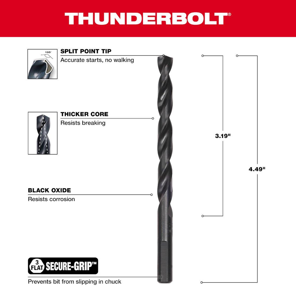 5/16" BLACK OXIDE DRILL BIT Alt #1