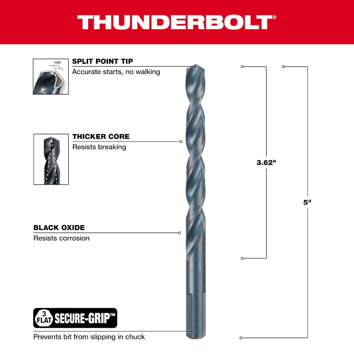 3/8" BLACK OXIDE DRILL BIT Alt #1