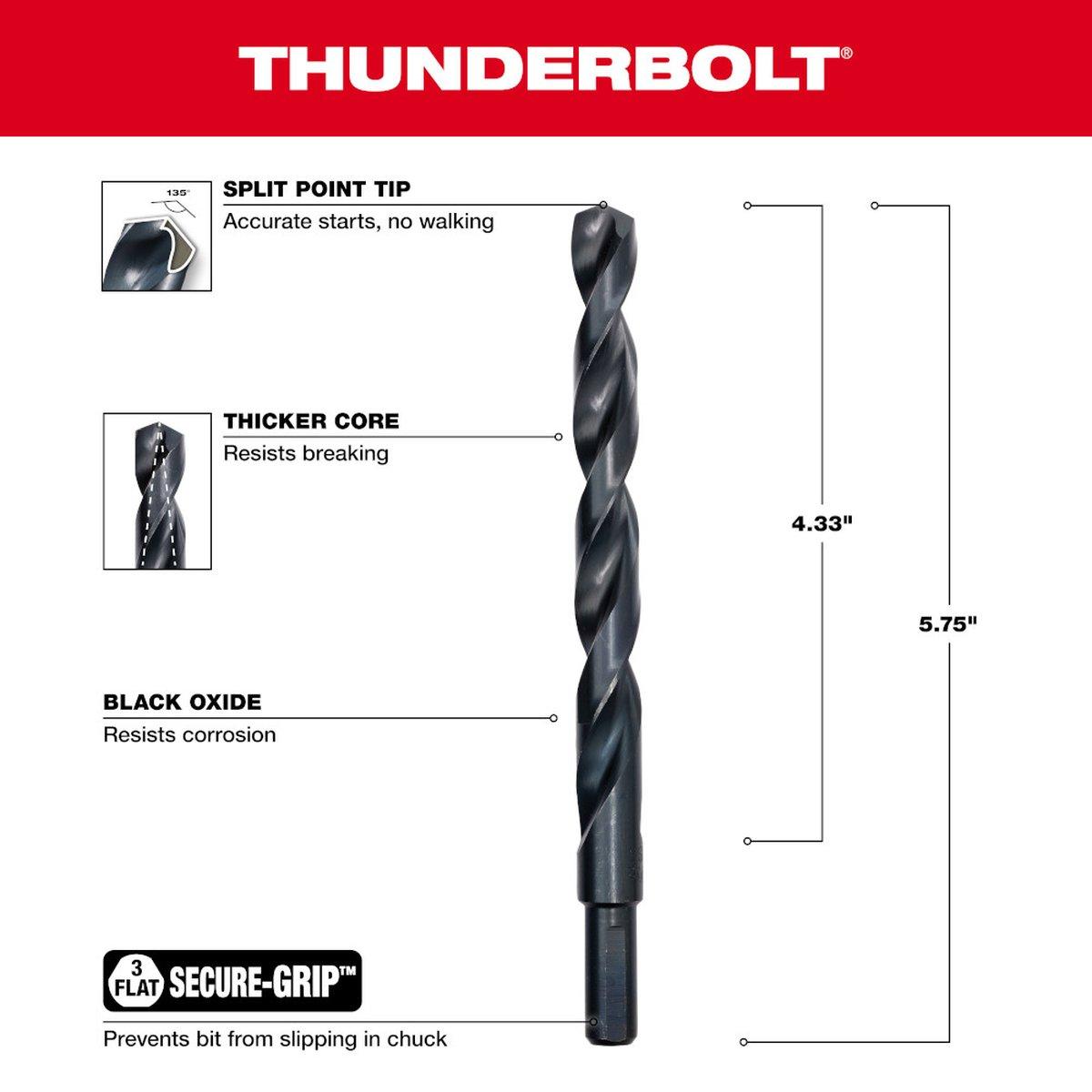 15/32" Black Oxide Drill Bit Alt #1