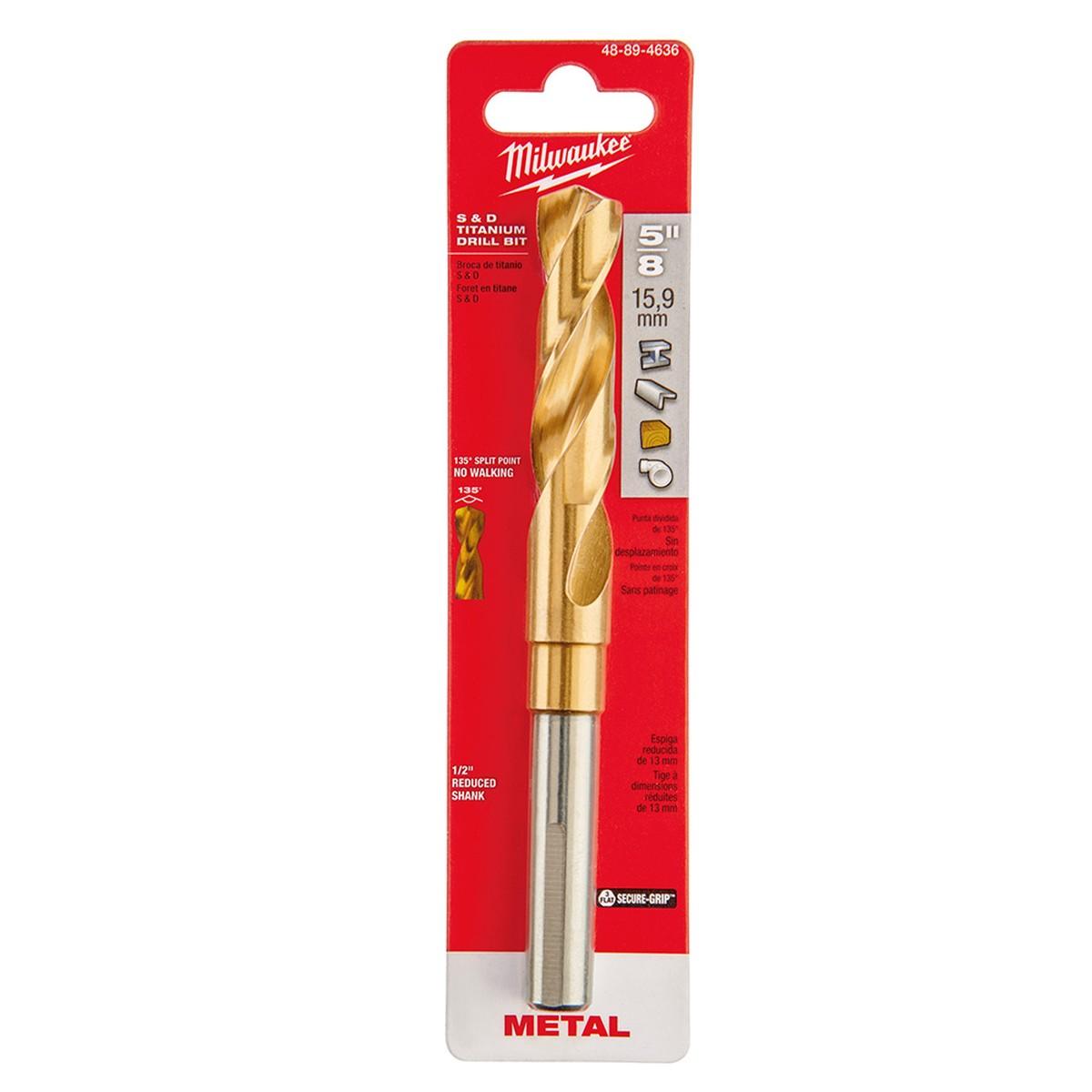 5/8" Titanium Drill Bit