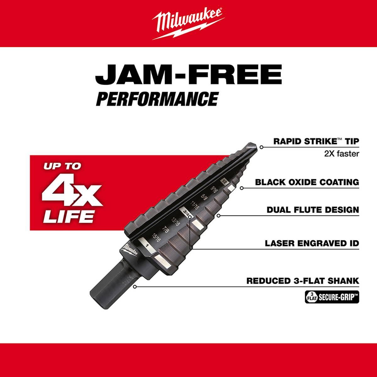 9/16" Step Drill 1" Alt #4