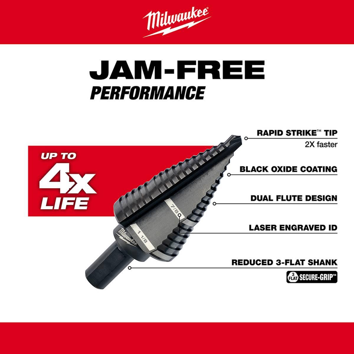 1/4" - 7/8" - 1-1/8" Step Drill Alt #2