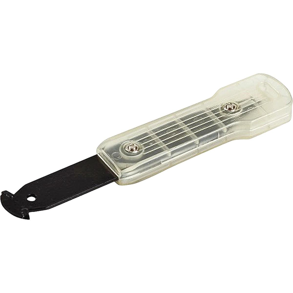 M-D 49070 Backer Board Scoring Knife, 7-3/4 in L Blade, 1-1/2 in W Blade, 10 in OAL, Stainless Steel Blade, ABS Handle