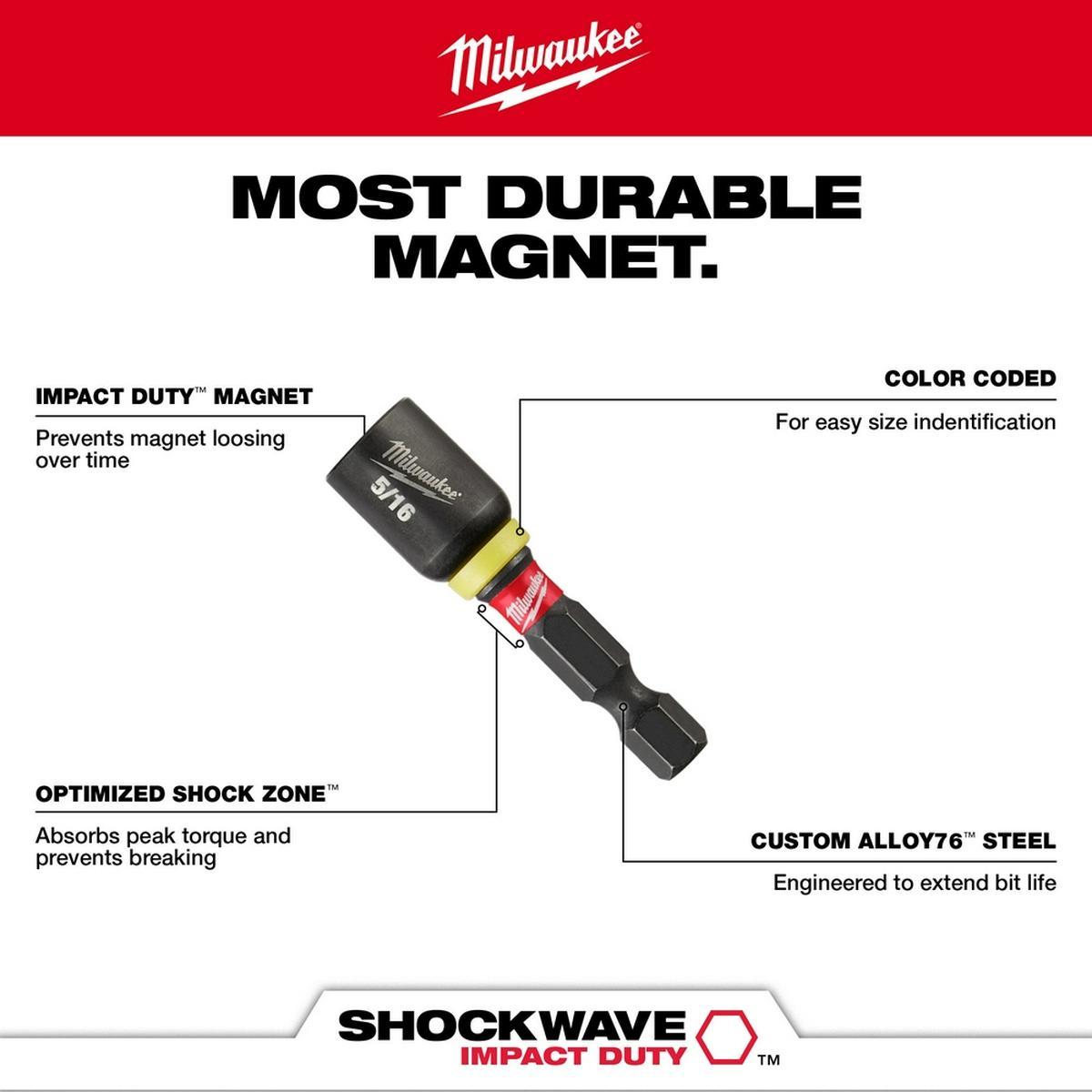 4PC 1-7/8" MAGNETIC NUTDRIVER ST Alt #5