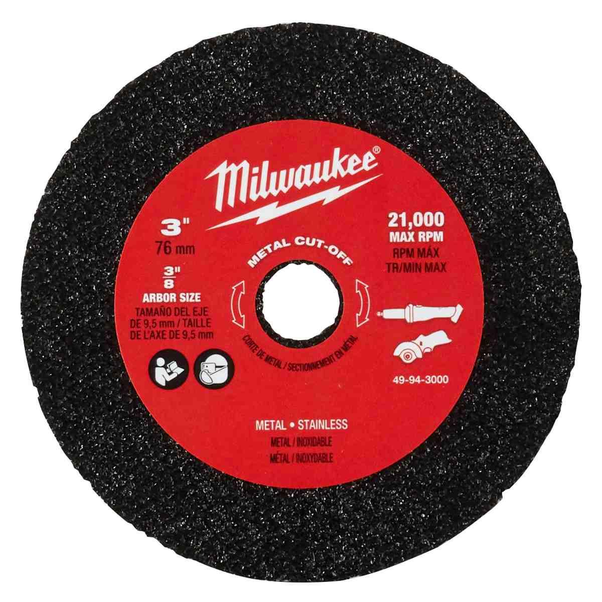 3" Metal Cut Off Wheel 3Pk