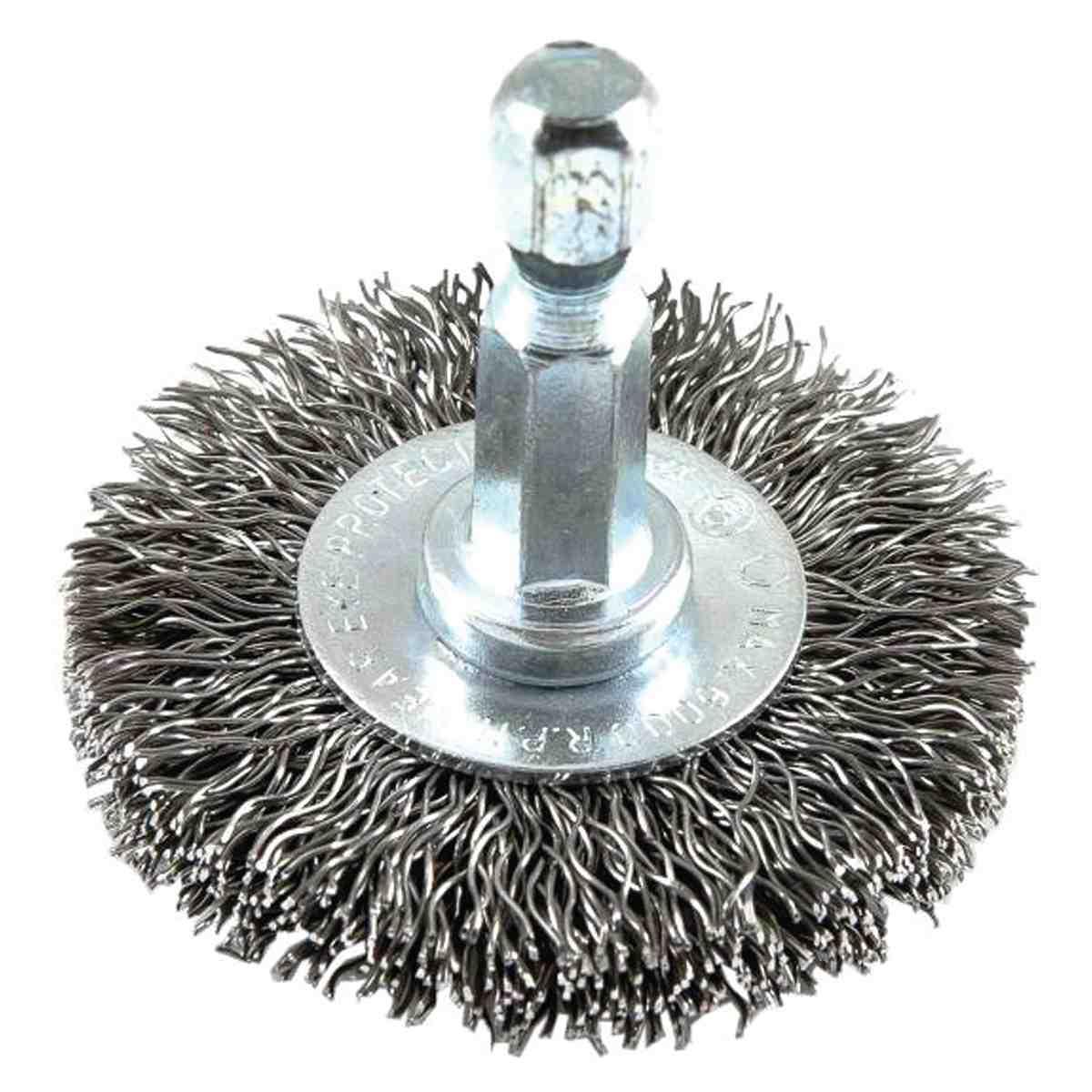 11/2"X1/4SHK COARSE CRIMP WHL