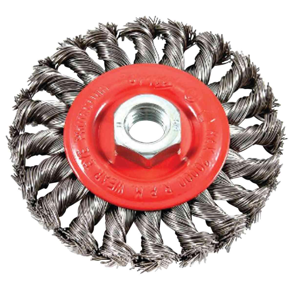 4"X5/8-11THD KNOT WHEEL