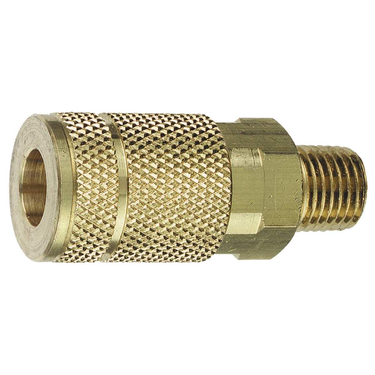 COUPLER T 1/4" X 1/4" MALE