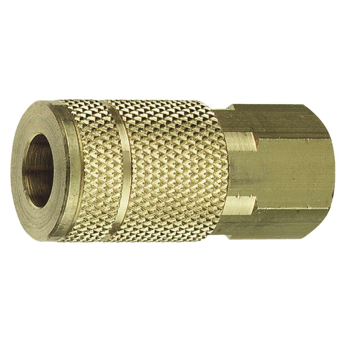 COUPLER T 1/4" X 1/4" FEMALE