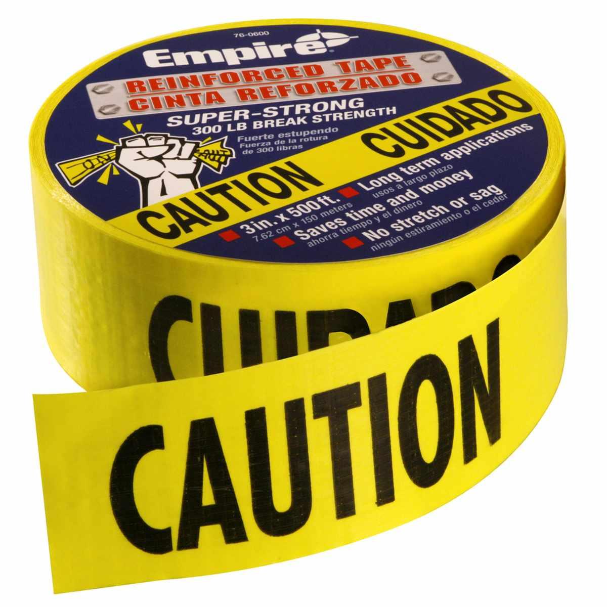 Reinforced Caution Tape 500'
