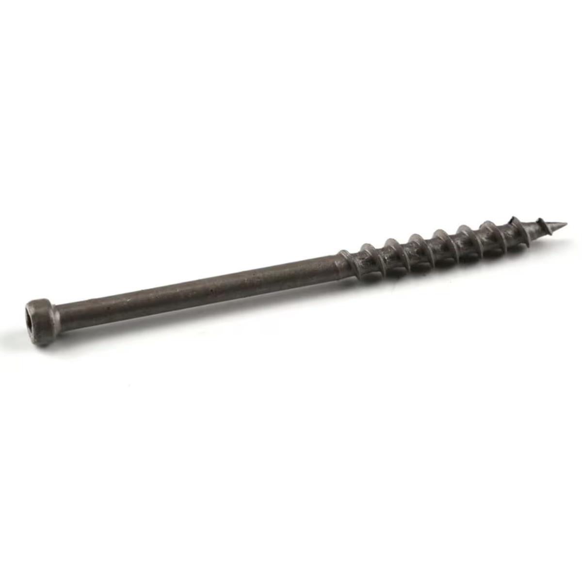 Kreg Protec-Kote SDK-C262W-525 Deck Screw, 2-5/8 in L, Stainless Steel, Flat Head, KTX Square Drive