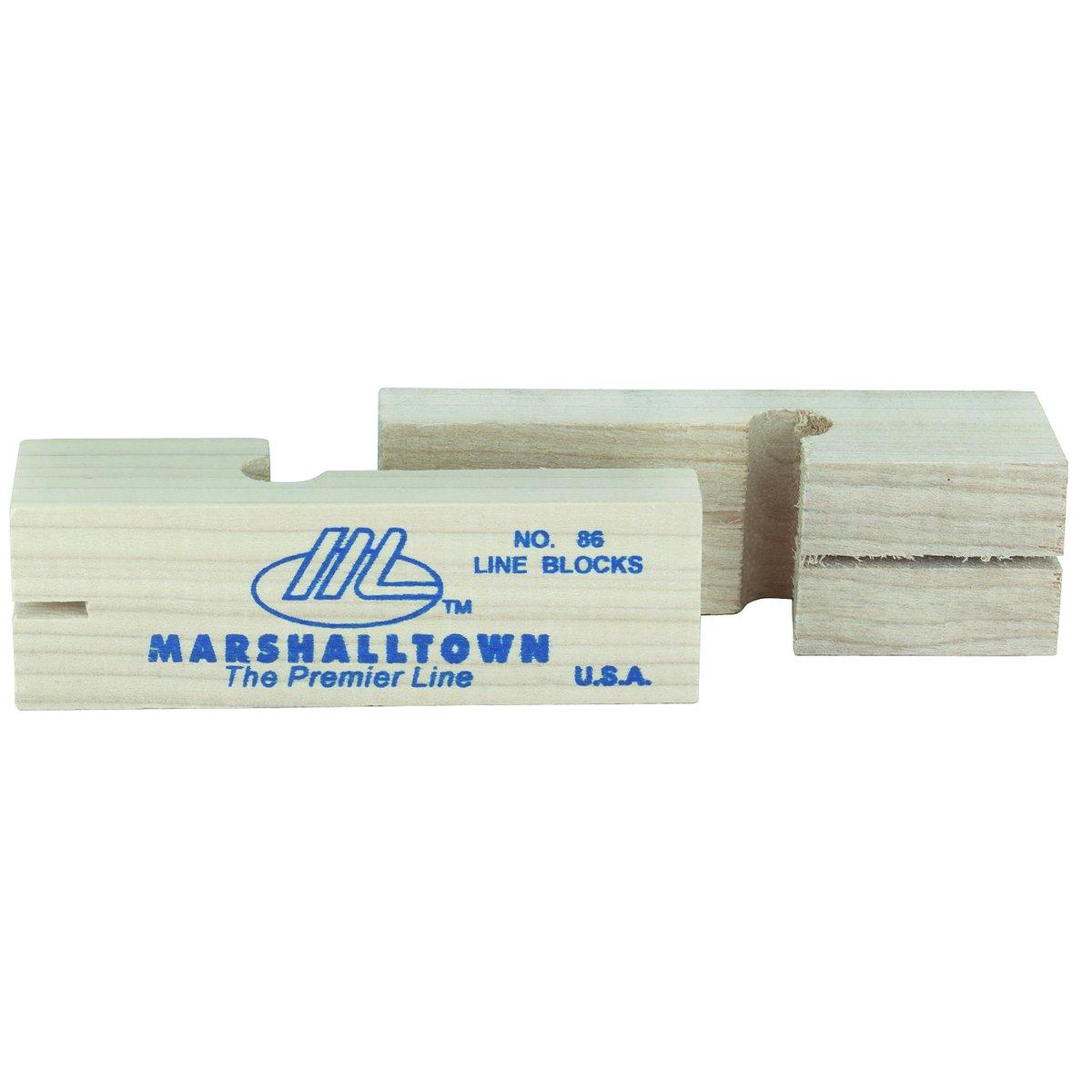 Marshalltown 86 Line Block, 4 in L, Wood