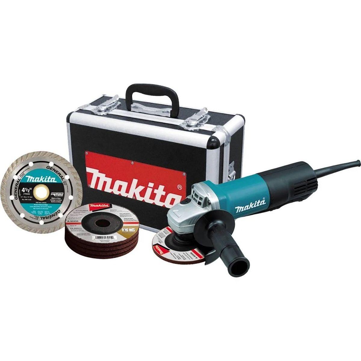 MAKITA 4-1/2" ANG GRINDER KIT W/BL