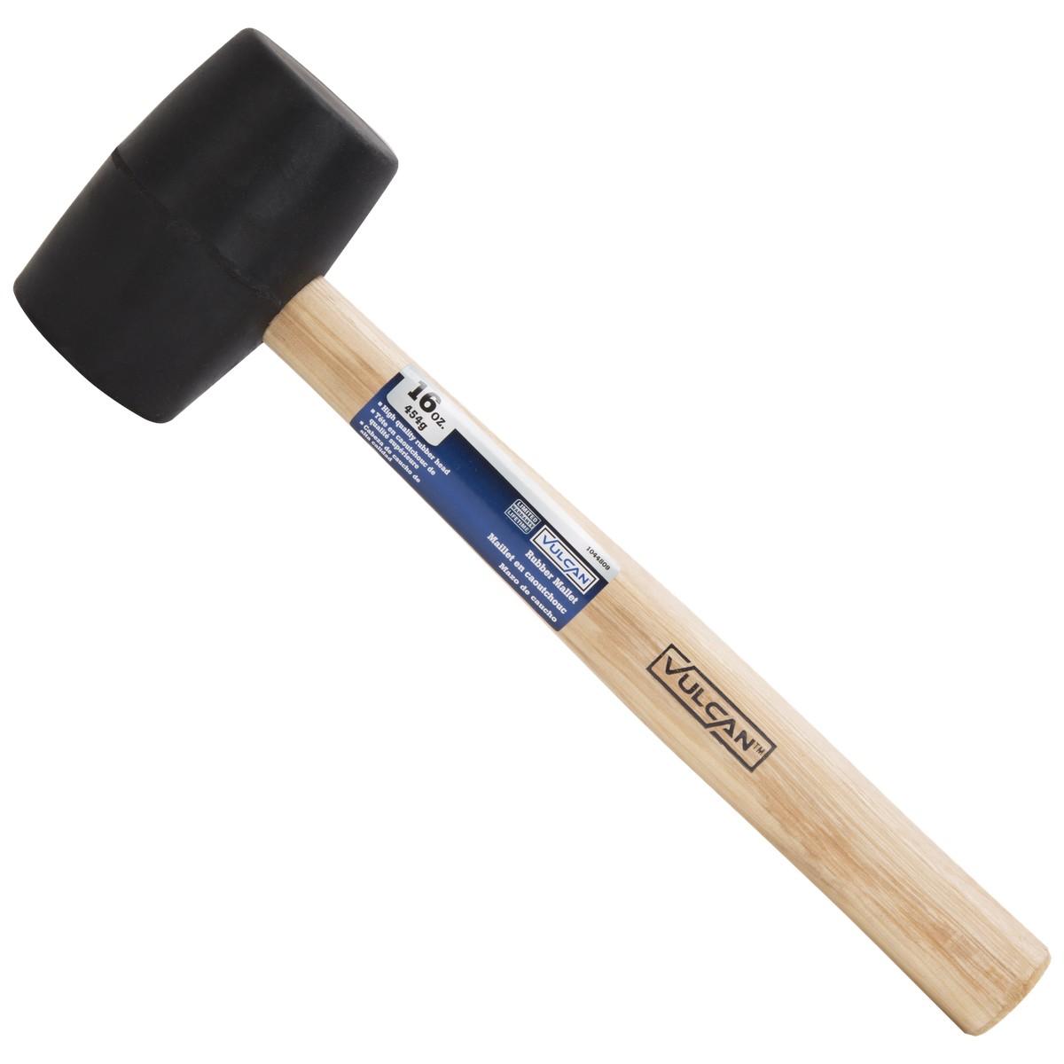 RUBBER MALLET WOOD 16OZ JL24116