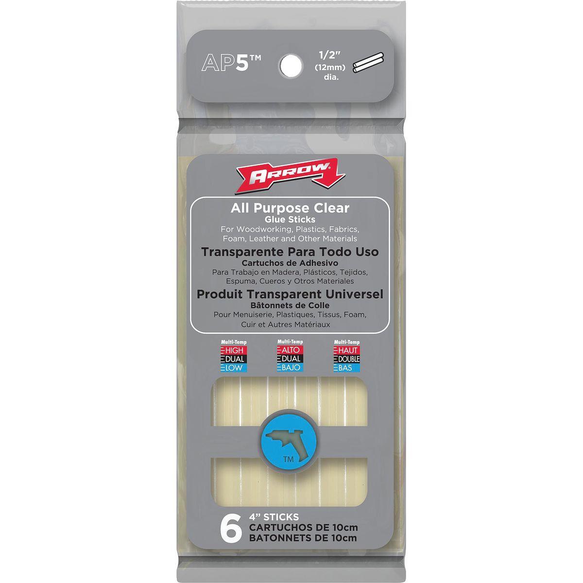 Arrow AP5 Glue Stick, Ester, Clear