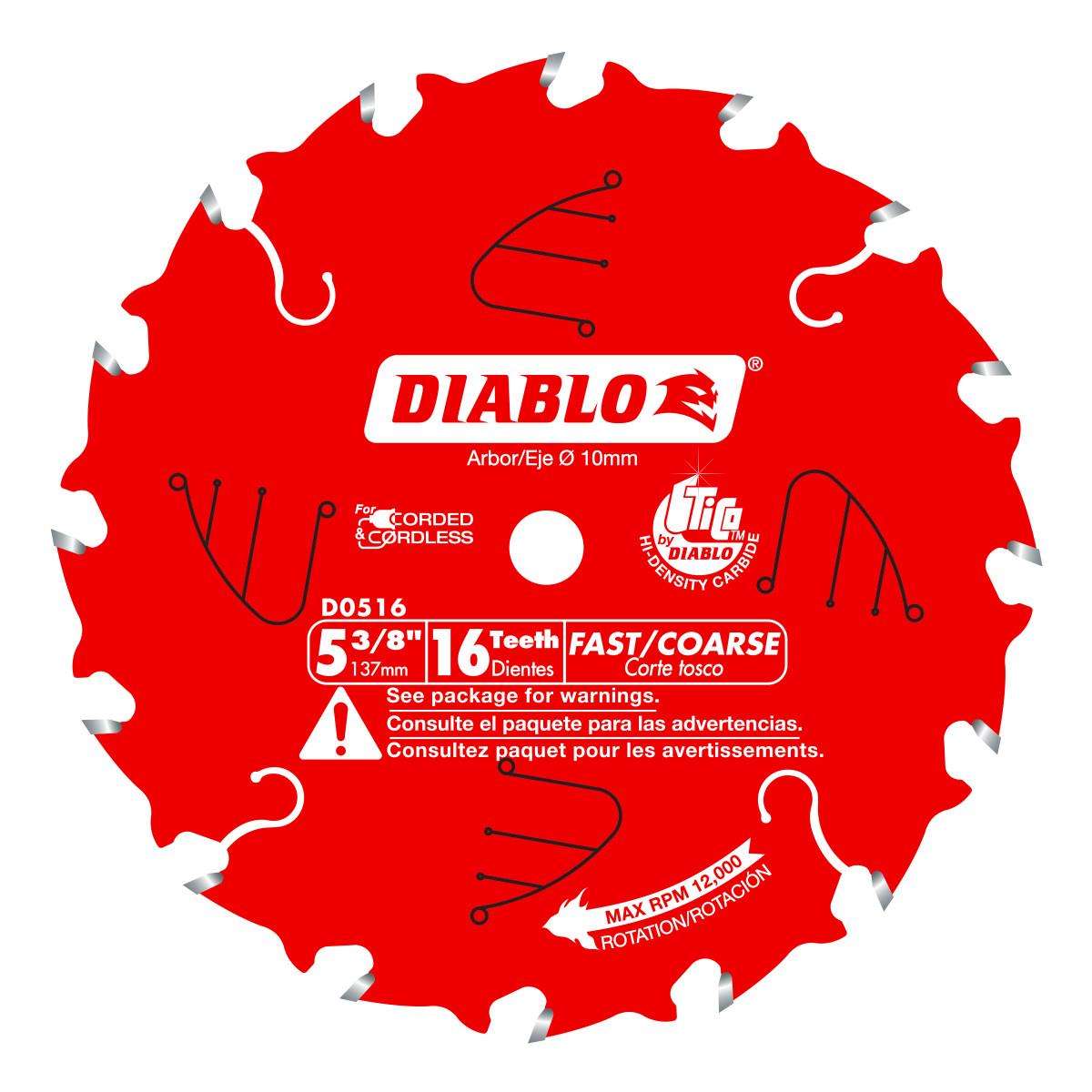 5-3/8 in. x 16 Tooth Framing Trim Saw Blade