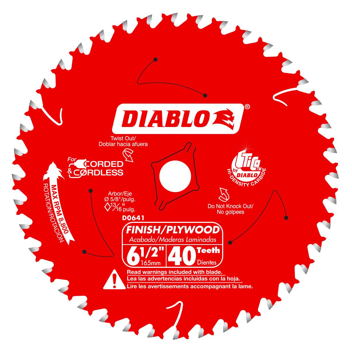 6-1/2 in. x 40 Tooth Finish Trim Saw Blade