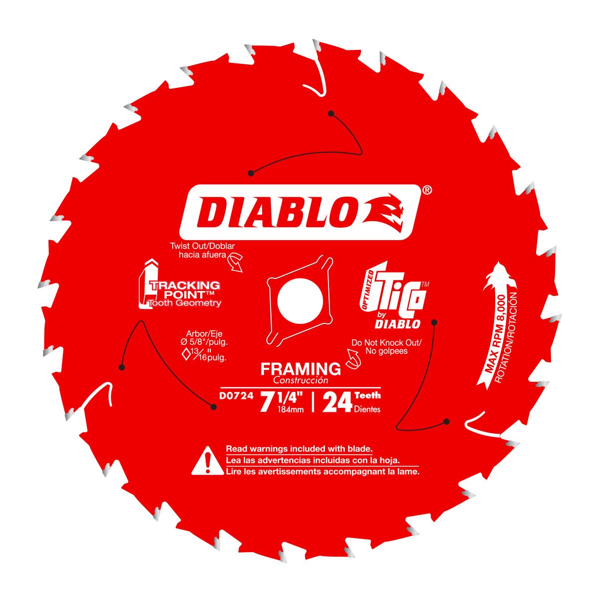 7-1/4 in. x 24 Tooth Framing Saw Blade
