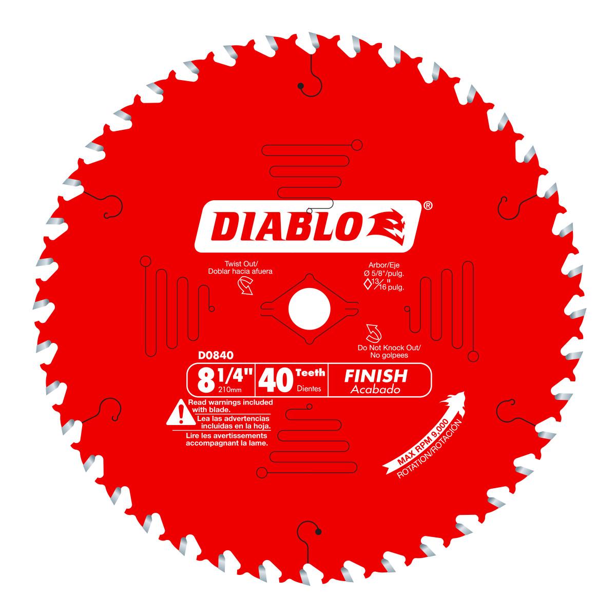 8-1/4 in. x 40 Tooth Finishing Saw Blade