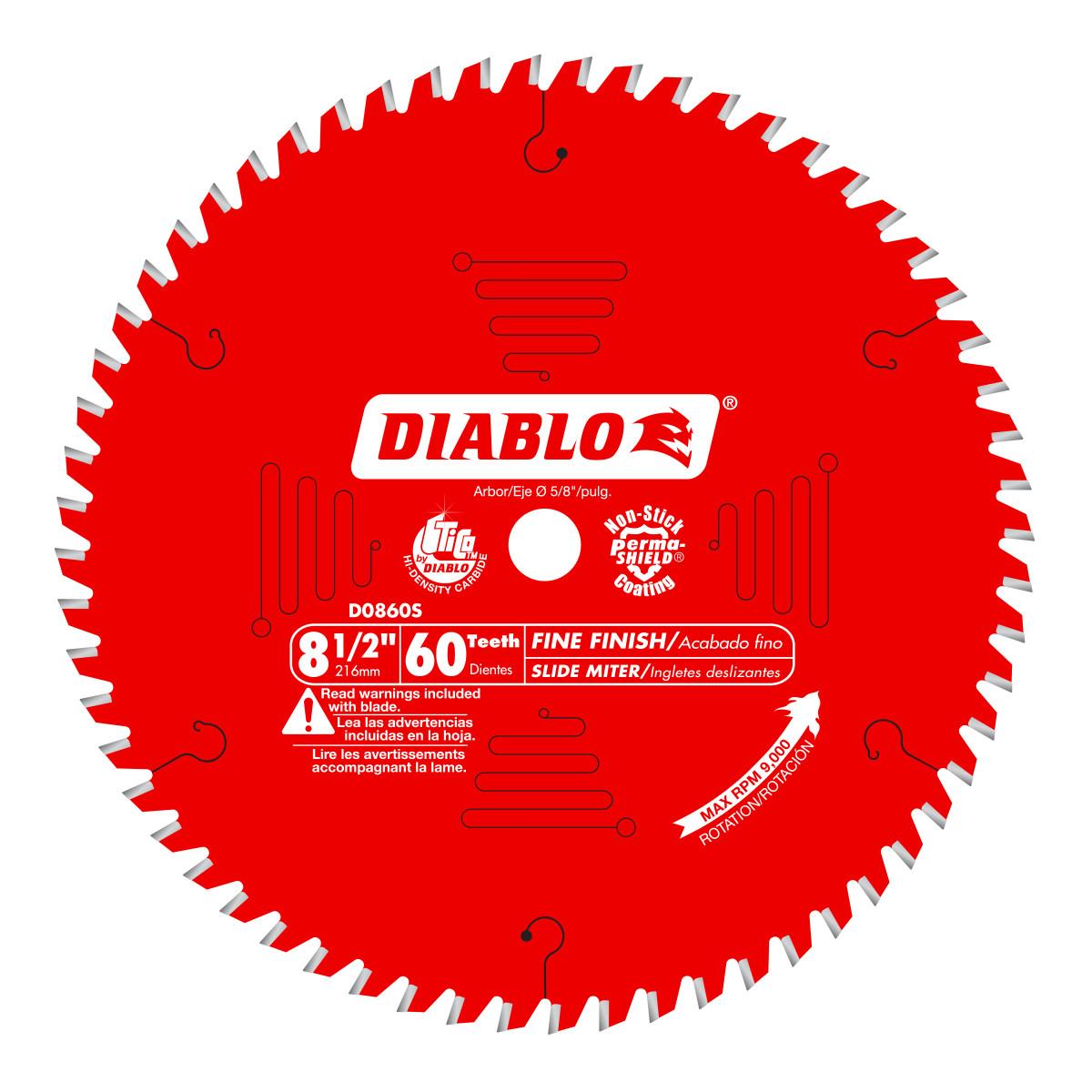 8-1/2 in. x 60 Tooth Fine Finish Saw Blade