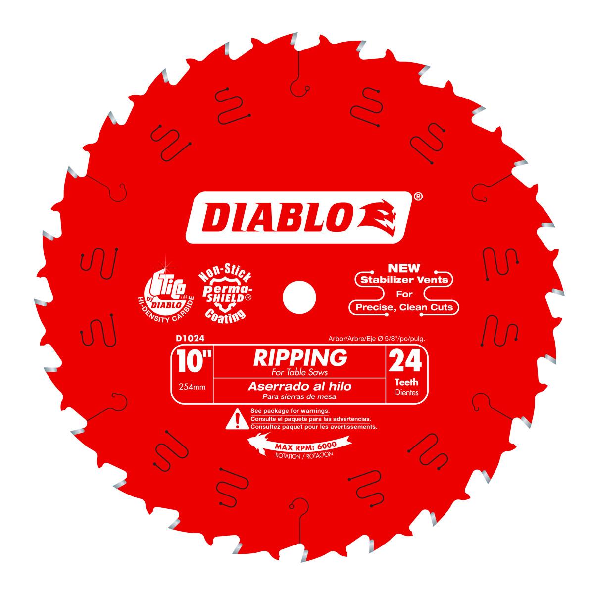 10 in. x 24 Tooth Ripping Saw Blade