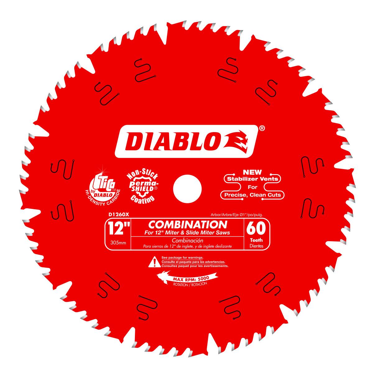 12 in. x 60 Tooth Combination Saw Blade