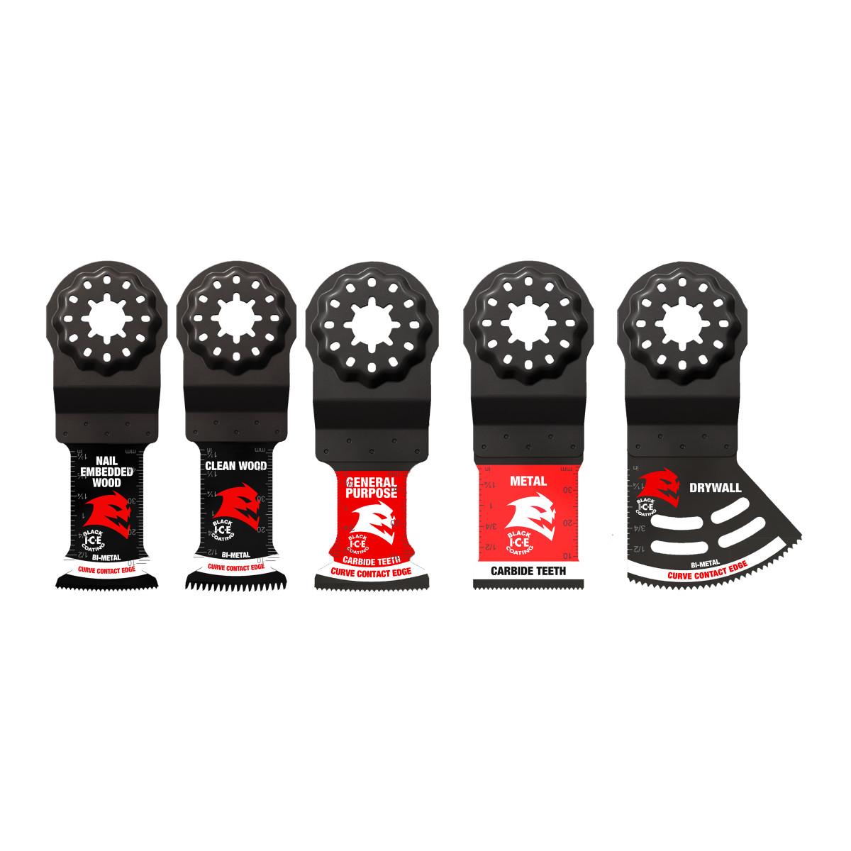 5 pc Starlock General Purpose Oscillating Blade Set (5-Piece)