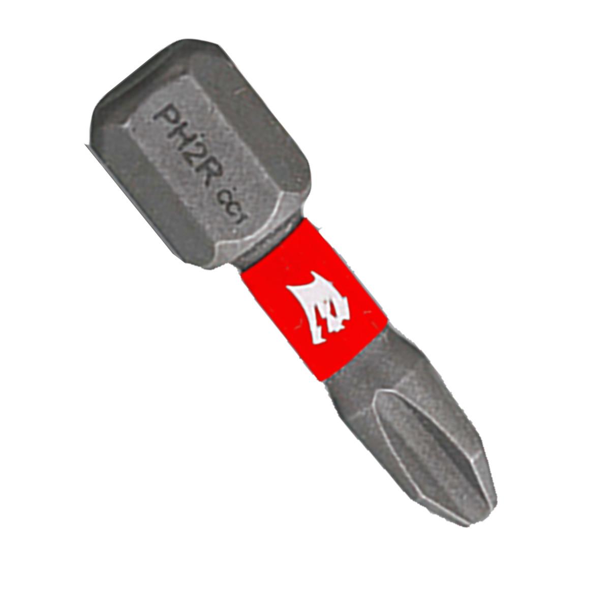 1 in. #2 Phillips Reduced for Drywall Screws Drive Bits (2-Pack)