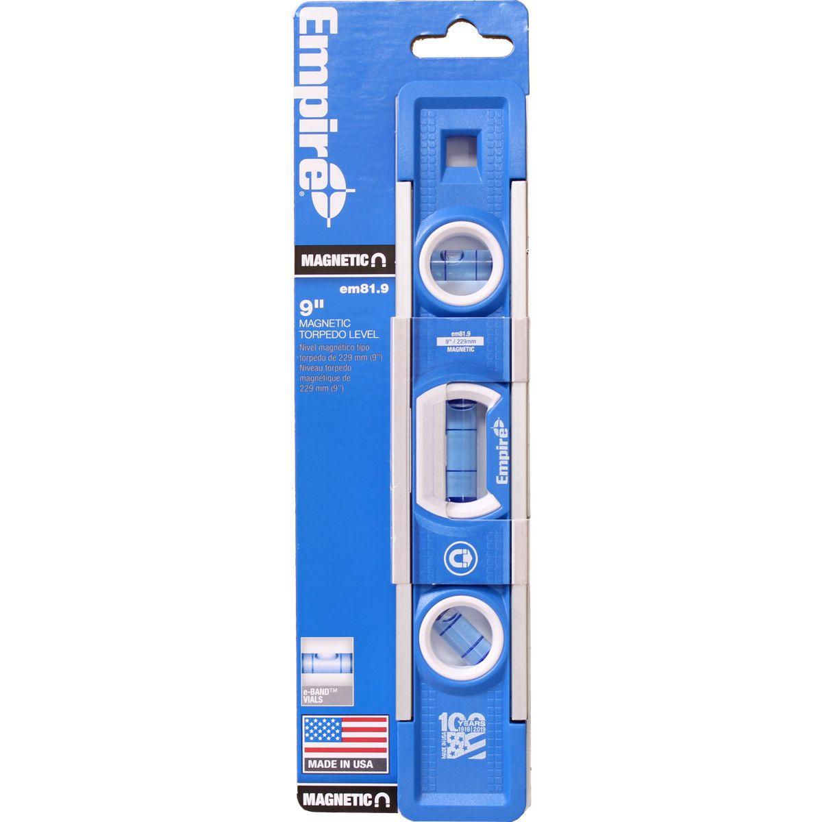 9" TRUE BLUE MAGNETIC BOX LEVEL