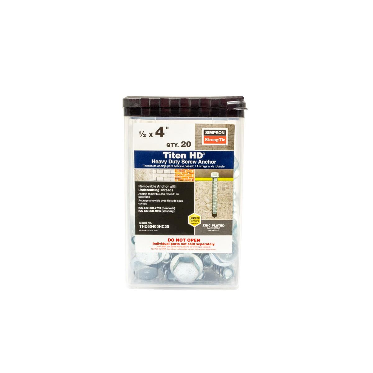Titen Hd 1/2 X 4 (20Pk) Alt #1