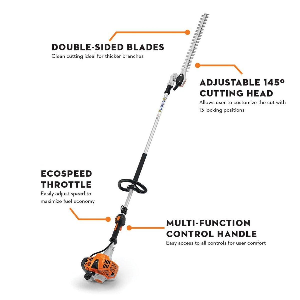 HL 94 145\u00b0 24 in Gas Extended Reach Hedge Trimmer Alt #2