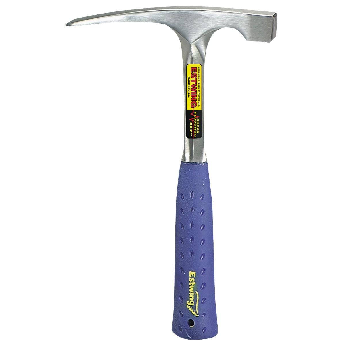 Estwing E3-20BLC Bricklayer/Mason's Hammer, 20 oz Head, Smooth Face Head, Steel Head, 11-1/4 in OAL