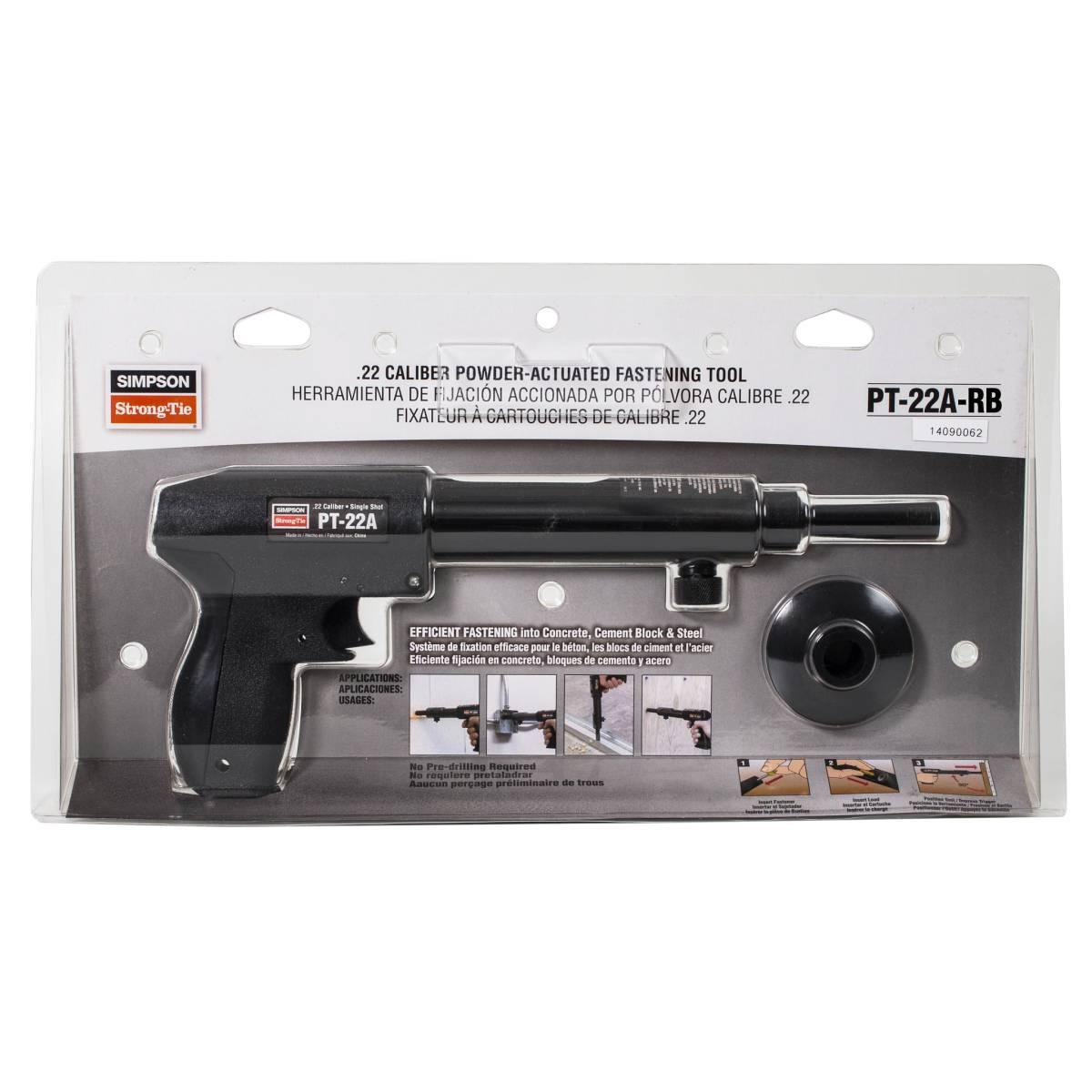 Simpson Strong-Tie PT-22A PT-22A-RB Power Hammer, 0.22 Caliber Drilling