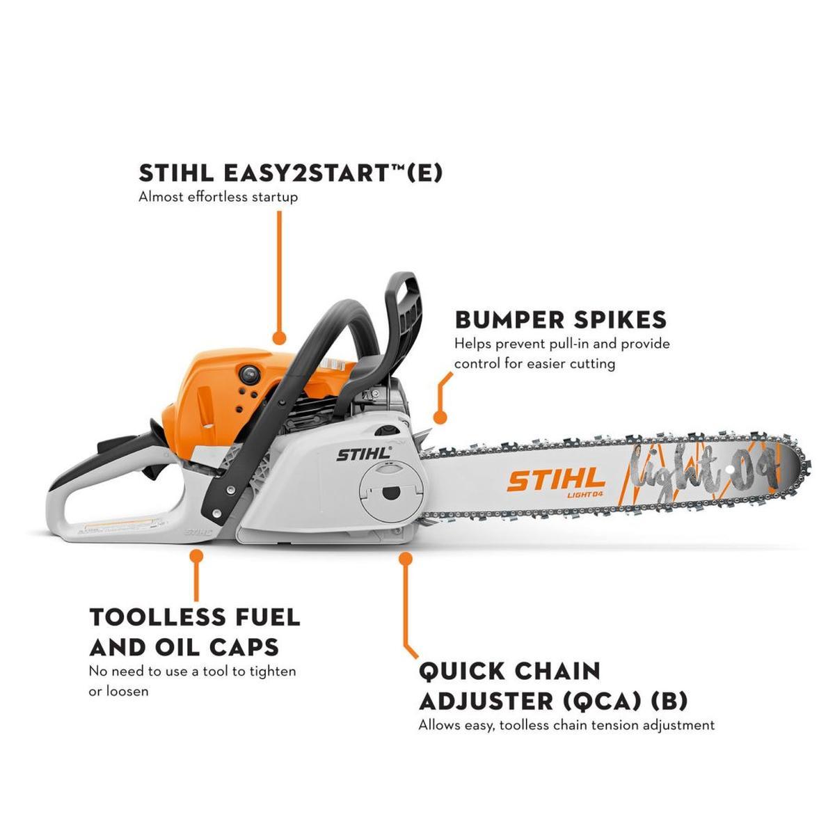 MS 251 C-BE 45.6cc Gas Chainsaw Alt #2