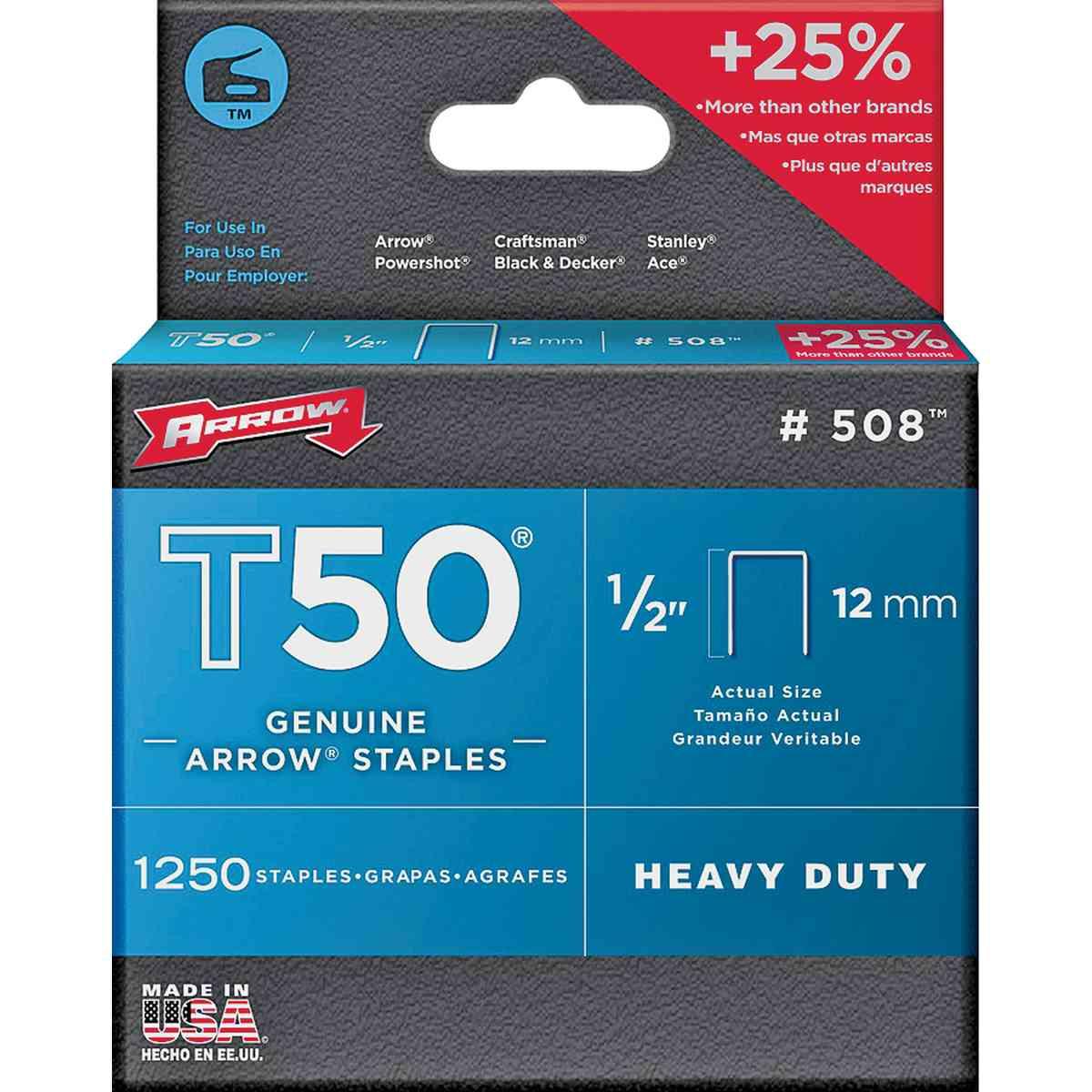 1/2" STAPLE 1250CT