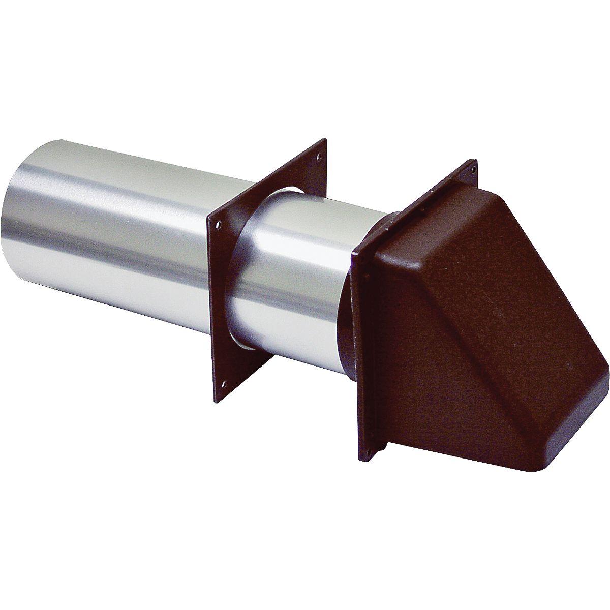 VENT HOOD PLASTIC 4" BROWN