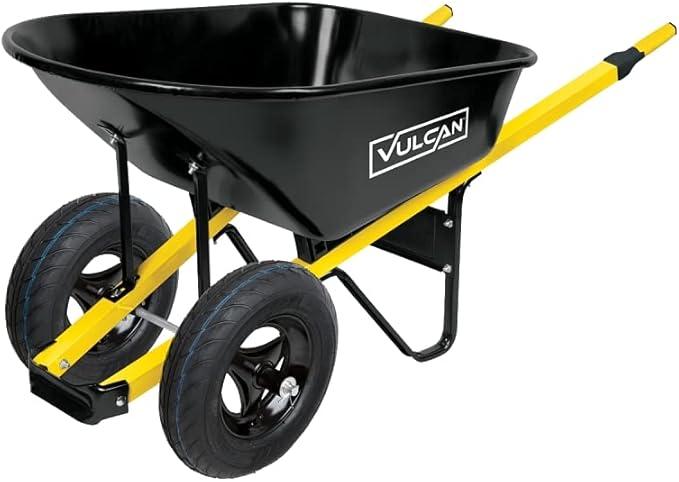 Wheelbarrow 6 Cu-Ft Steel 2 Wheels
