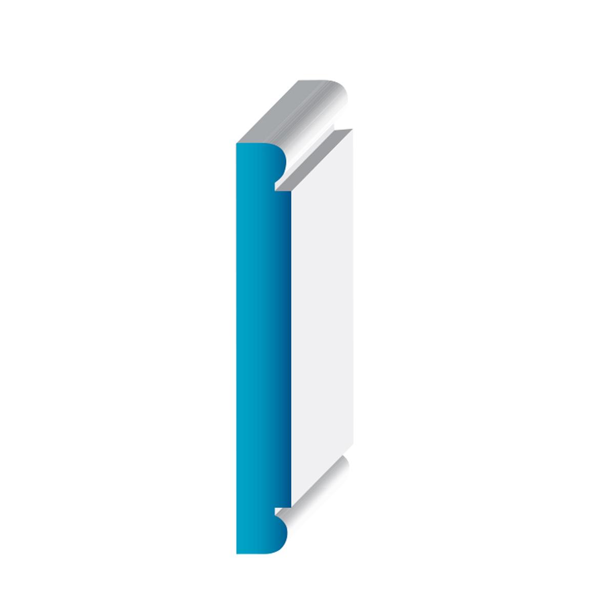 Wm958 Mullion Clear 3/8X1-1/2"
