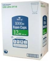 WinCup Foam Drink Cup, 12 ounce, 1000/ct