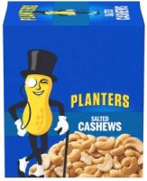 Planters Salted Cashews, 18 ctd