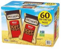 Snyder's Mini Pretzels, 1.5 oz, 60 ct.