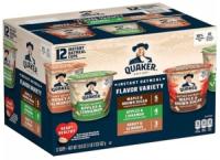 Quaker Instant Oatmeal, Variety Pack, 12/pk