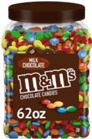 M&M's Milk Chocolate Candy, Bulk Jar, 62oz