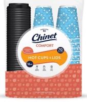 Chinet Comfort Cup, Hot Cups & Lids, 16oz, 70 ct