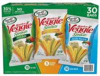 SENSIBLE PORTIONS GARDEN VEGGIE STRAW VARIETY PACK,30 PACK